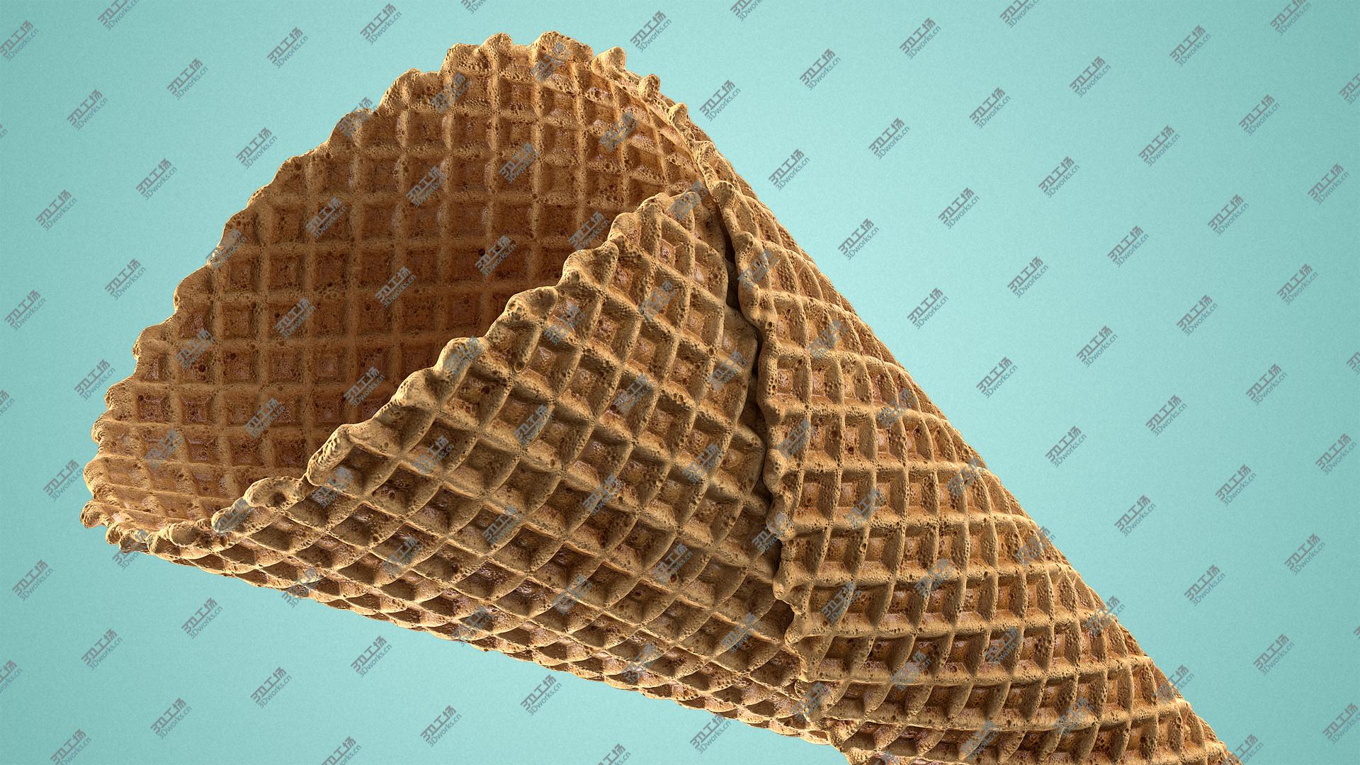 images/goods_img/2021040162/3D Natural Waffle Cone Type B model/2.jpg